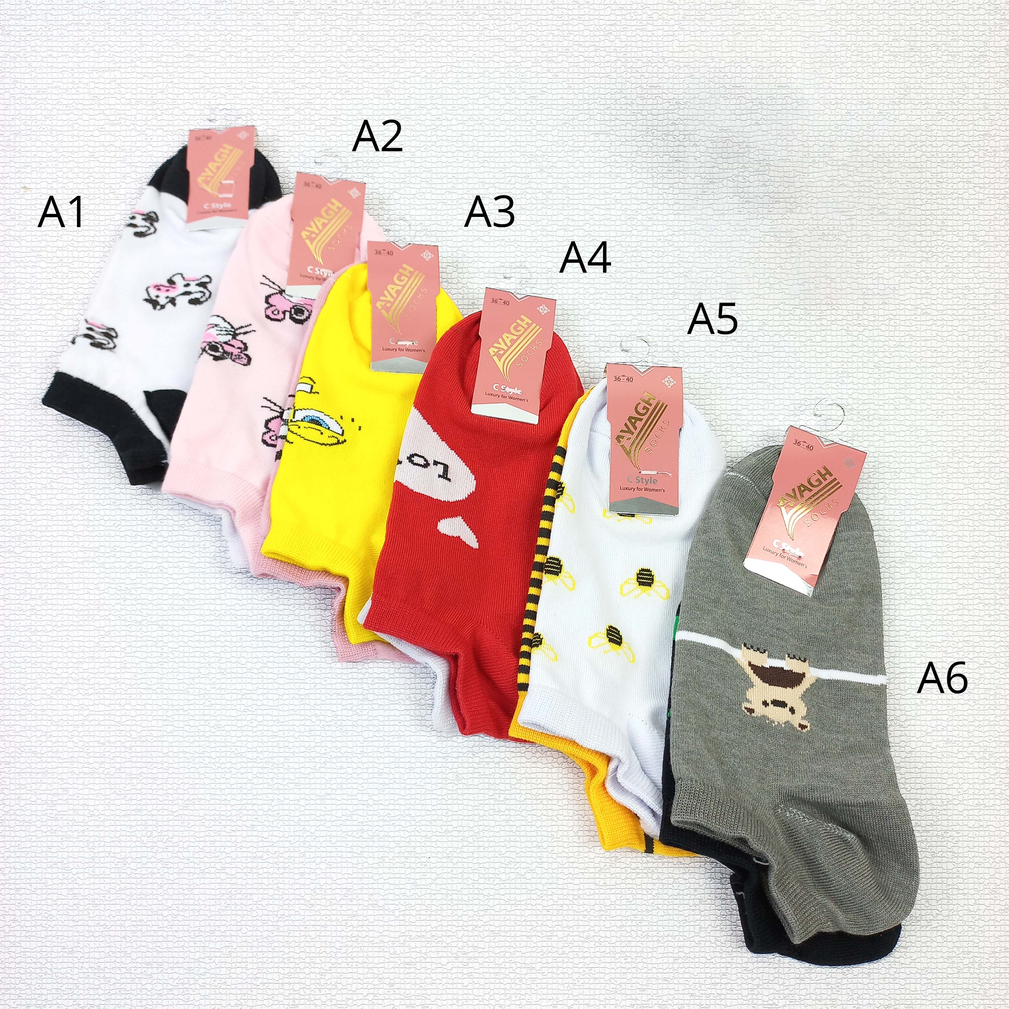 جوراب زنانه مدل تا به تا