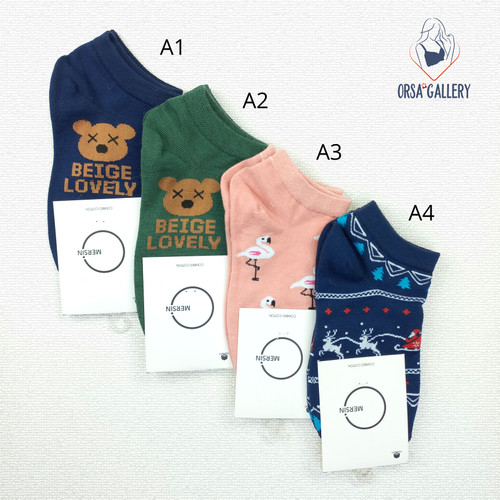 جوراب مچی زنانه طرح دار