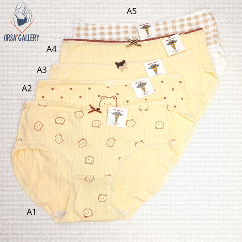 شورت زنانه نخی فانتزی طرح خرسی