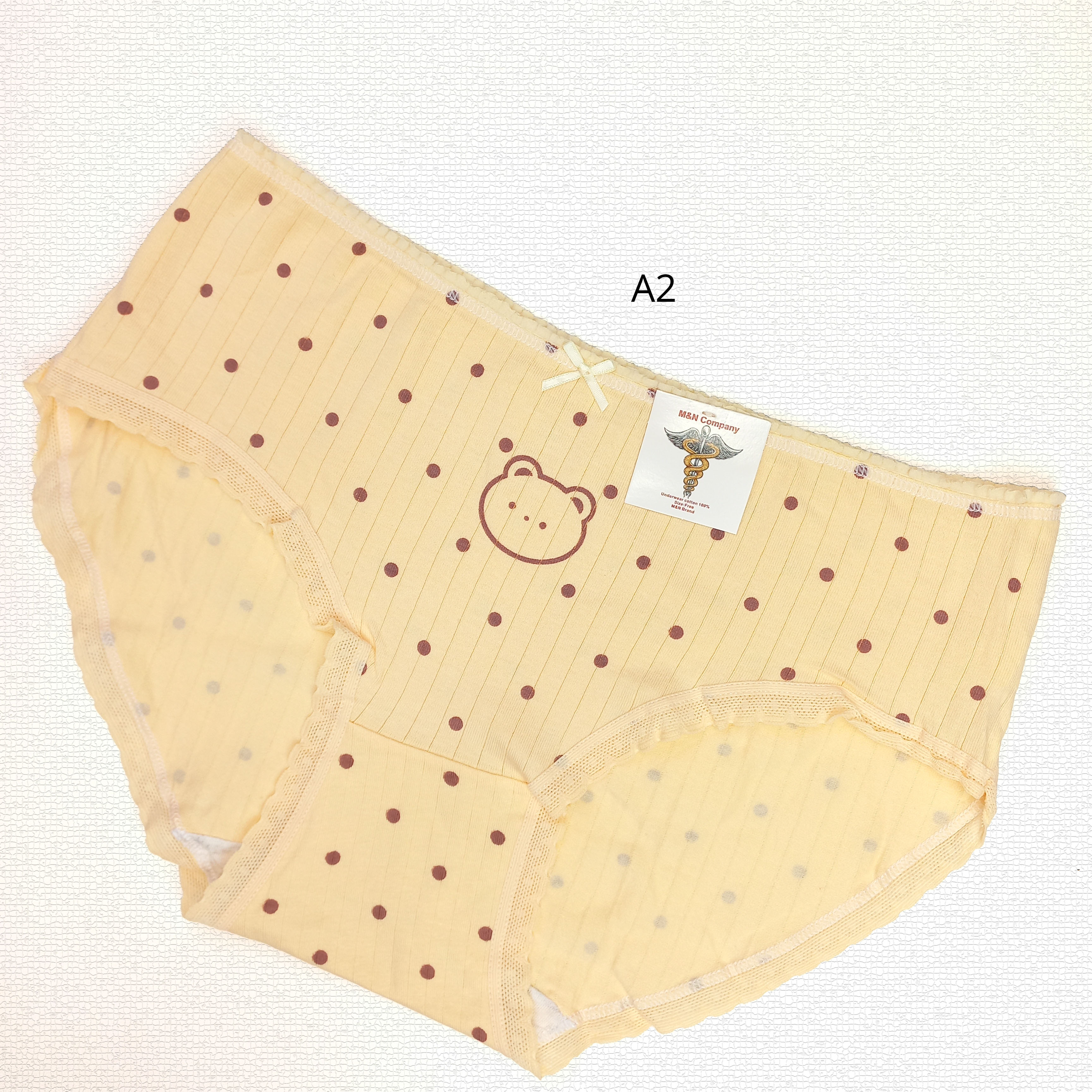 شورت زنانه نخی فانتزی طرح خرسی