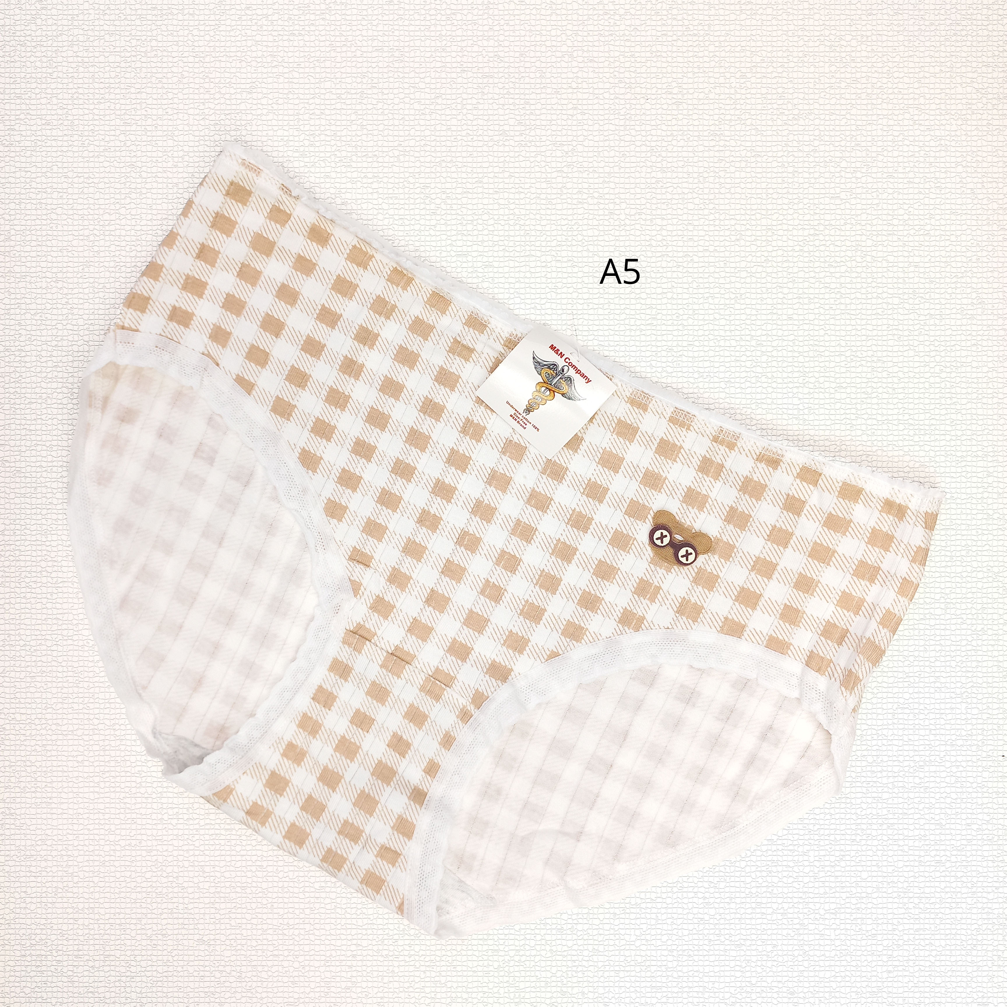 شورت زنانه نخی فانتزی طرح خرسی