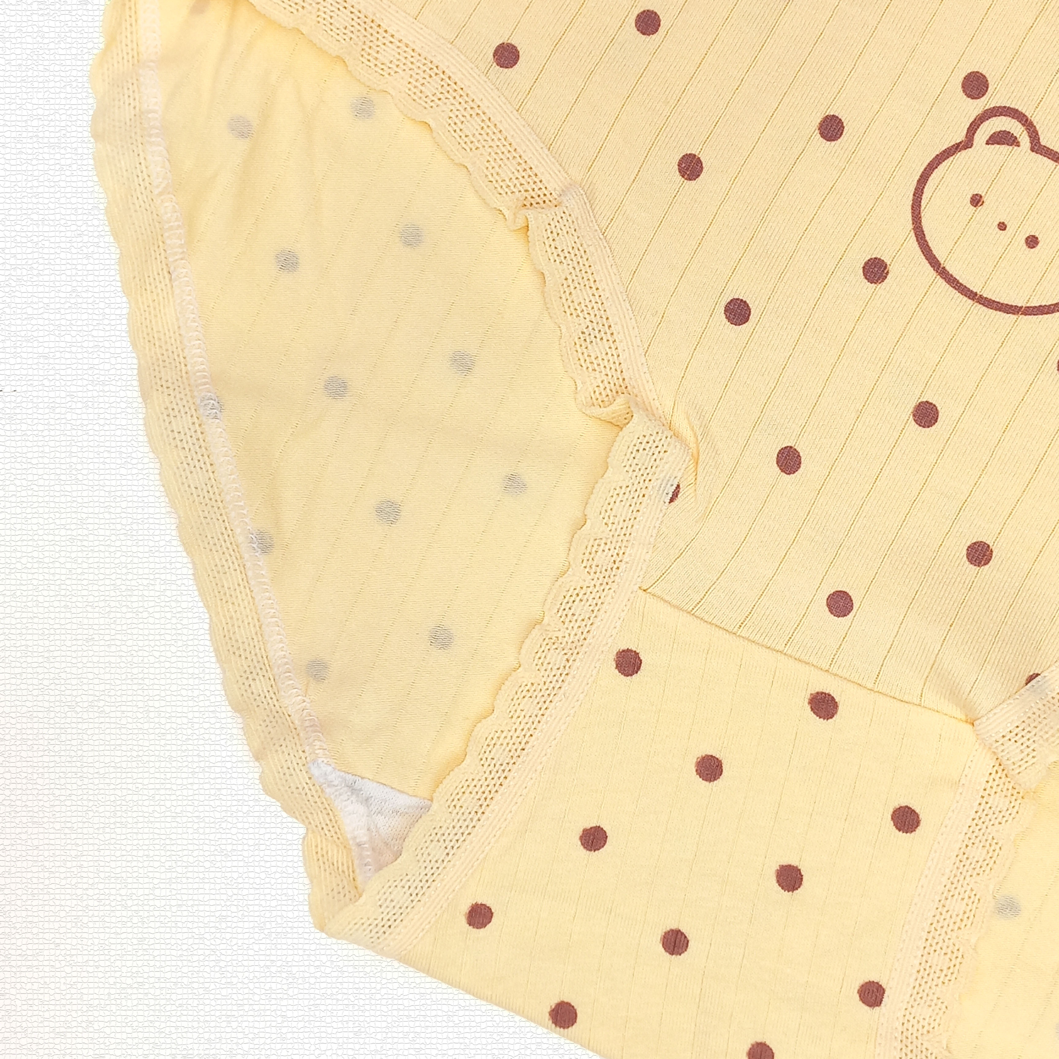 شورت زنانه نخی فانتزی طرح خرسی