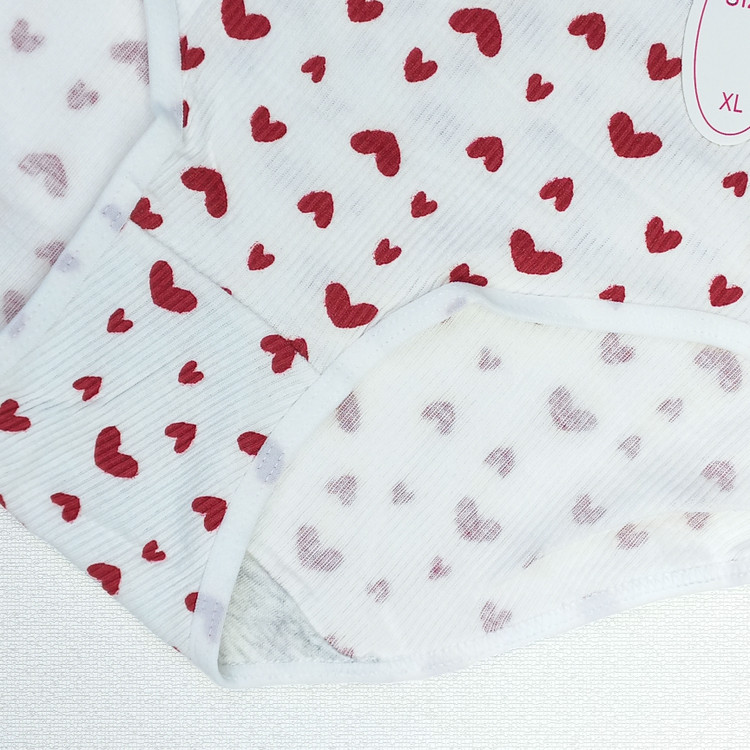 شورت زنانه فانتزی نخی طرح توت فرنگی