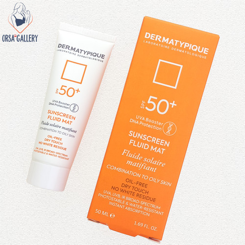 فلوئید ضد آفتاب بی رنگ پوست چرب +SPF50 درماتیپیک / Dermatypique