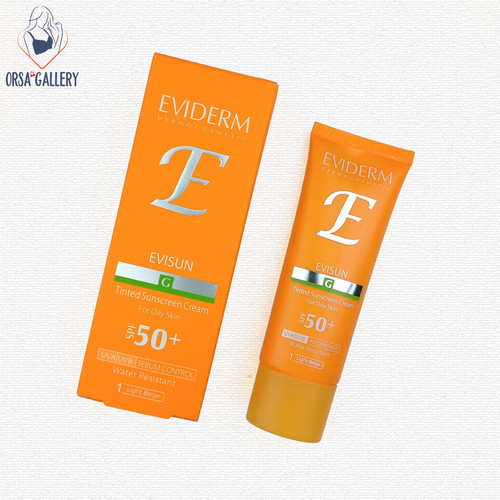 کرم ضدآفتاب رنگی پوست چرب +SPF50 اویدرم / Eviderm