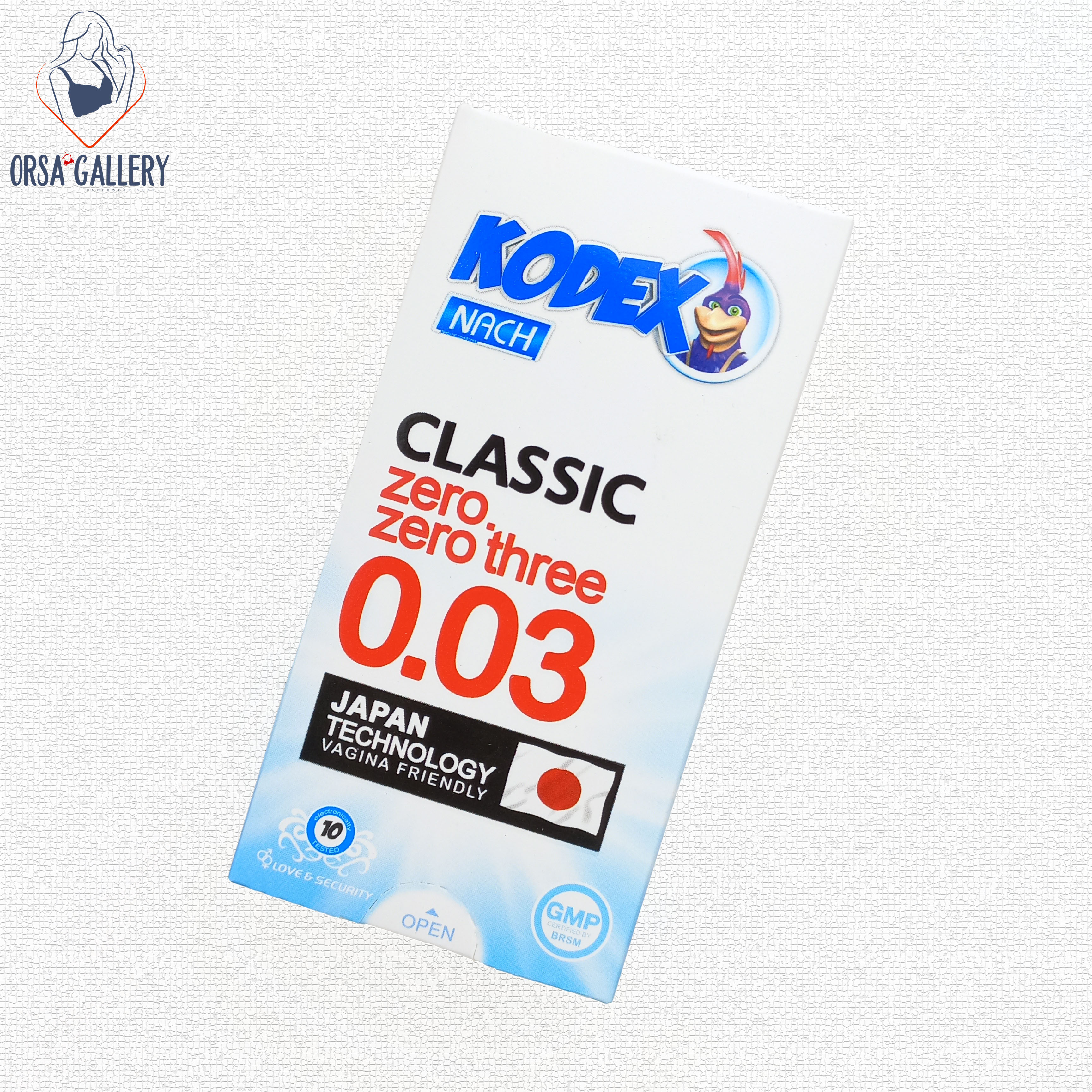 کاندوم مدل Classic Zero-Zero Three 0.03 بسته 10 عددی کدکس / Kodex