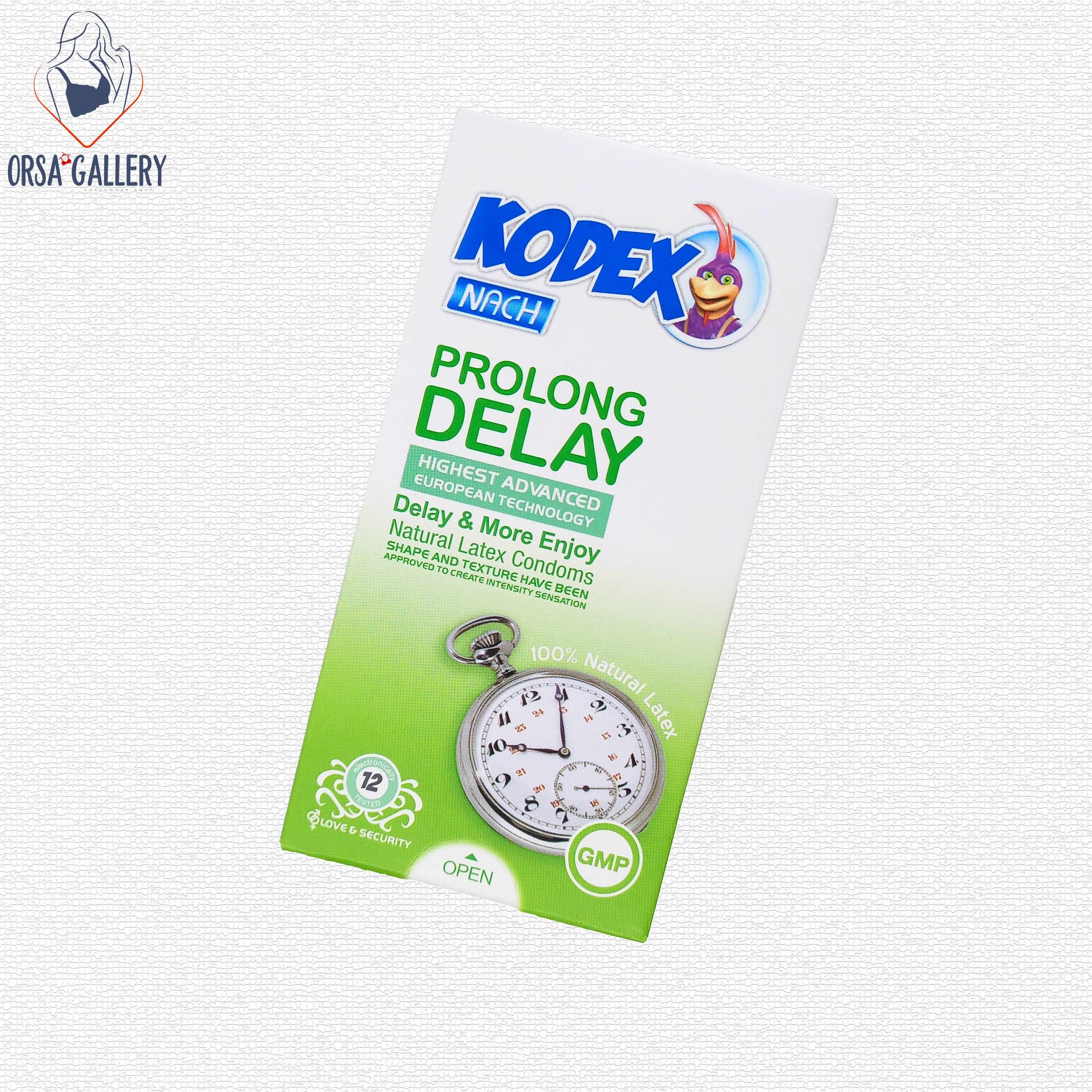 کاندوم مدل Prolong Delay بسته 12 عددی کدکس / Kodex