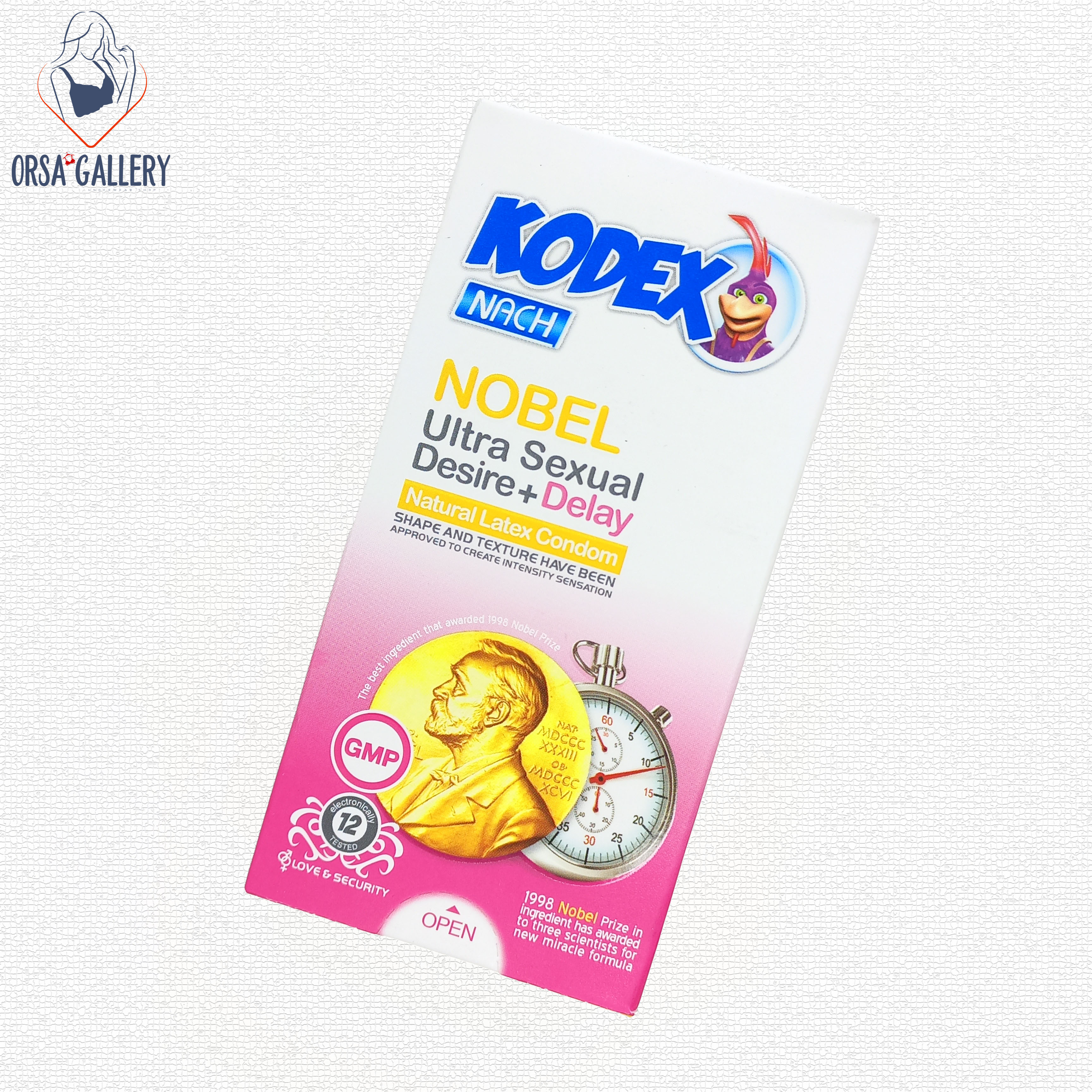 کاندوم مدل Nobel بسته 12 عددی کدکس / Kodex