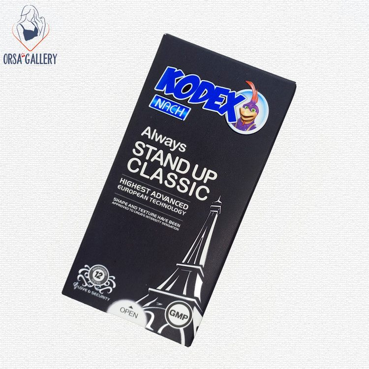 کاندوم مدل Stand Up Classic بسته 12 عددی کدکس / Kodex