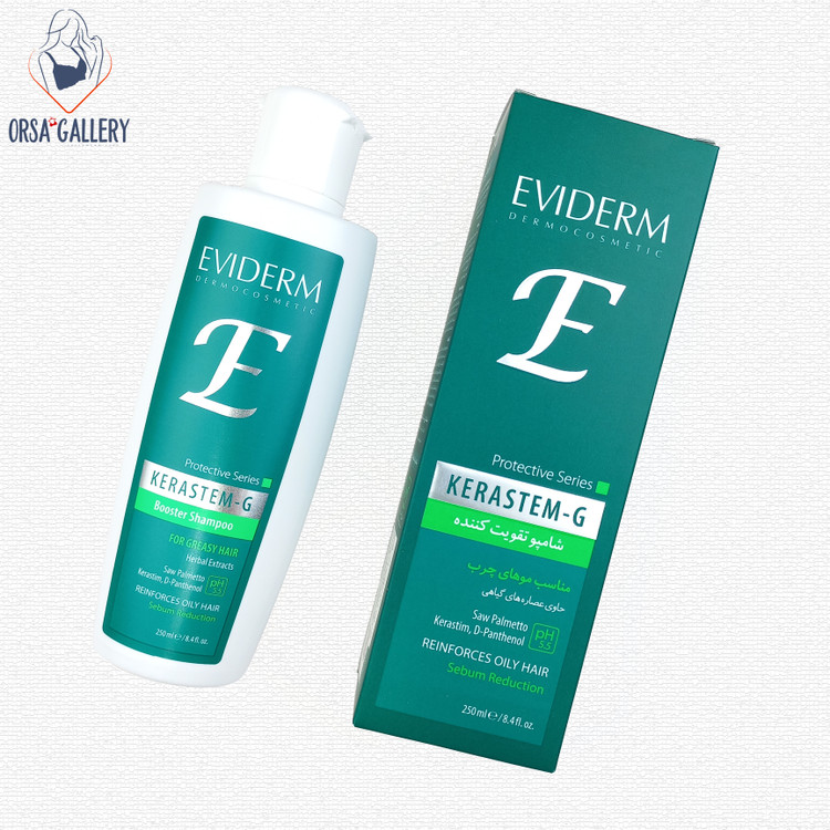 شامپو تقویت کننده مناسب موی چرب کراستم جی اویدرم / Eviderm
