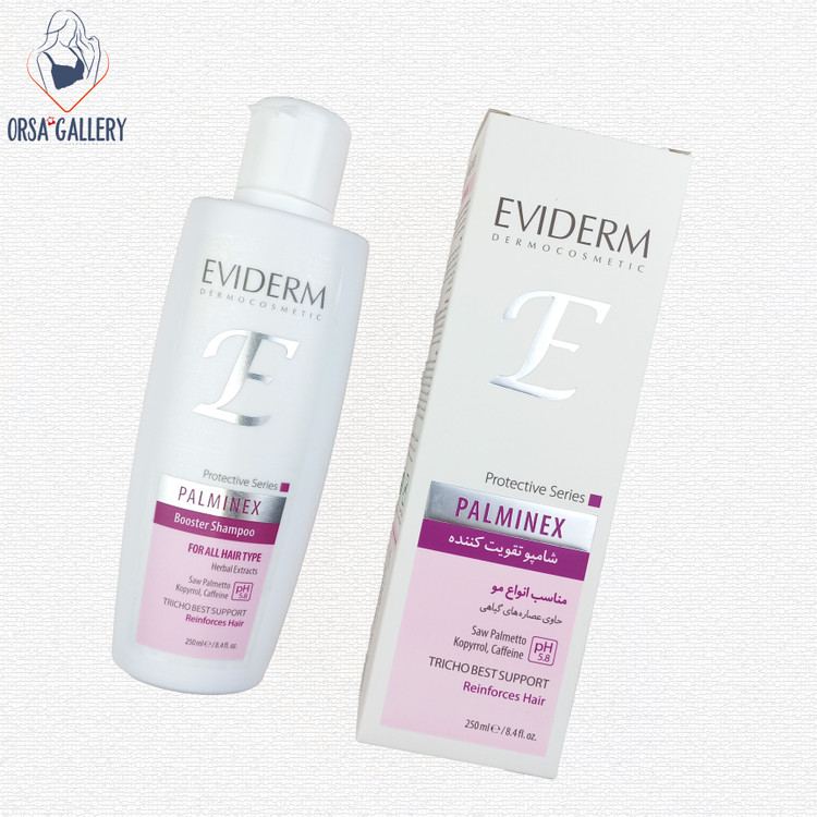 شامپو تقویت کننده مناسب انواع مو پالمینکس اویدرم / Eviderm