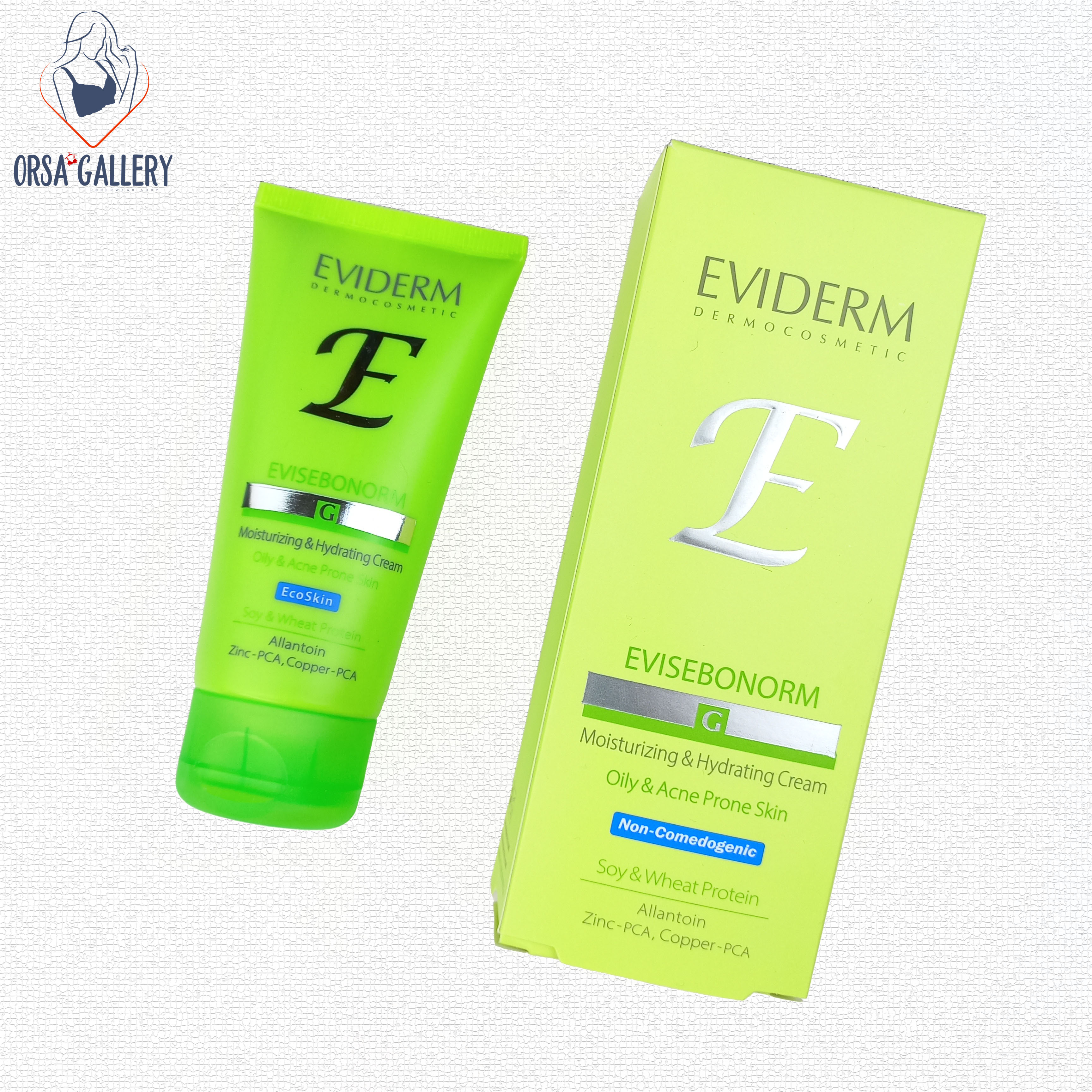 کرم مرطوب کننده و آبرسان مناسب پوست چرب و مستعد آکنه اوی سبونورم اویدرم / Eviderm