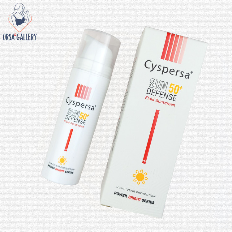 فلوئید ضدآفتاب ضدلک و روشن کننده پاور برایت +SPF50 سیسپرسا / Cyspersa