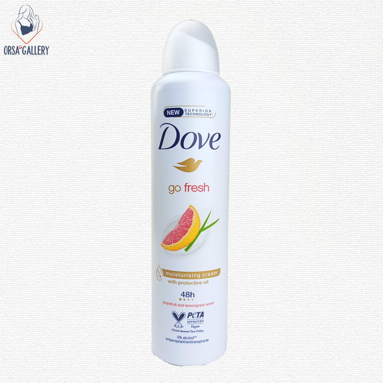 اسپری بدن داو با رایحه گریپ فروت و علف لیمو حجم 250ml