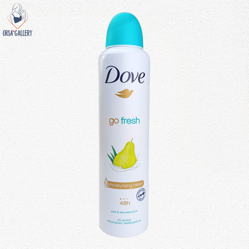 اسپری بدن داو با رایحه گلابی و آلوئهورا 250ml