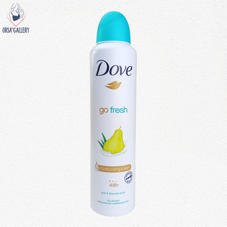 اسپری بدن داو با رایحه گلابی و آلوئهورا 250ml