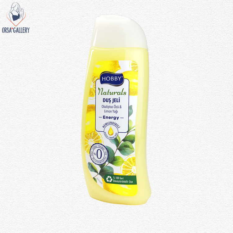 شامپو بدن هوبی با رایحه لیمو و اکالیپتوس حجم 500ml