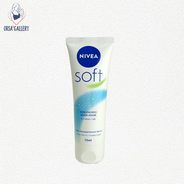 کرم مرطوب کننده تیوپی مدل Soft نیوآ / Nivea