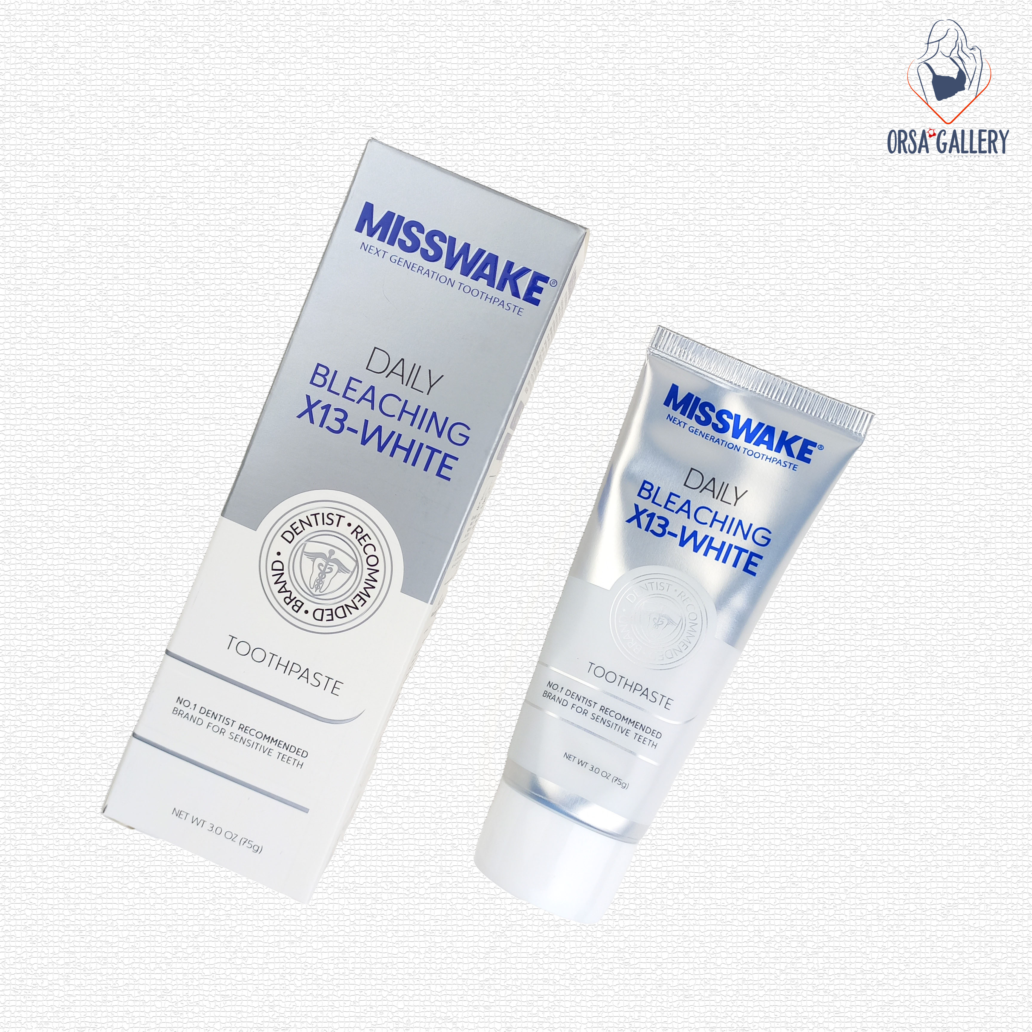 خمیر دندان سفید کننده بلیچینگ روزانه میسویک / Misswake