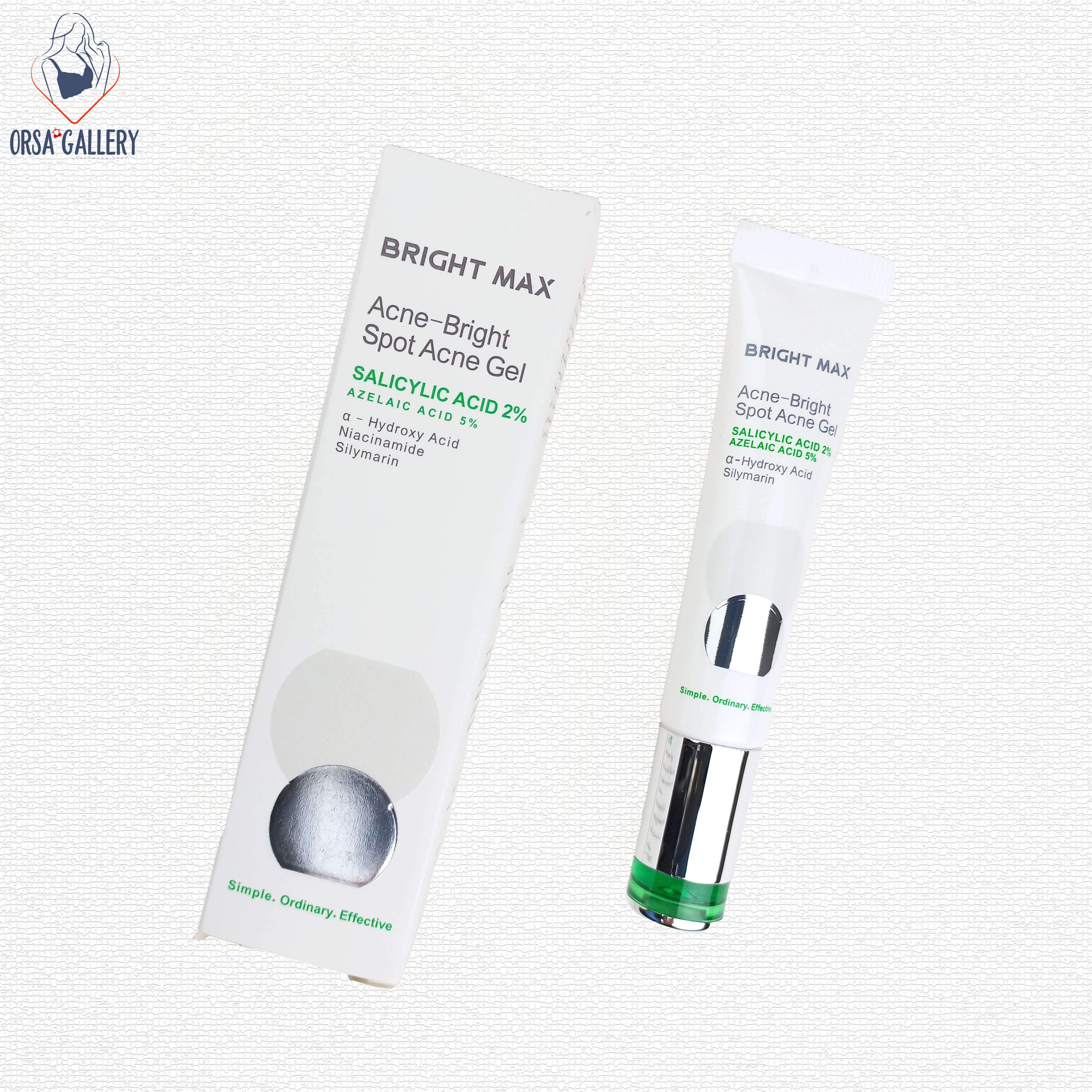 ژل موضعی ضد جوش حاوی سالیسیلیک اسید 2% اسپات ژل آکنه برایت مکس / Bright Max