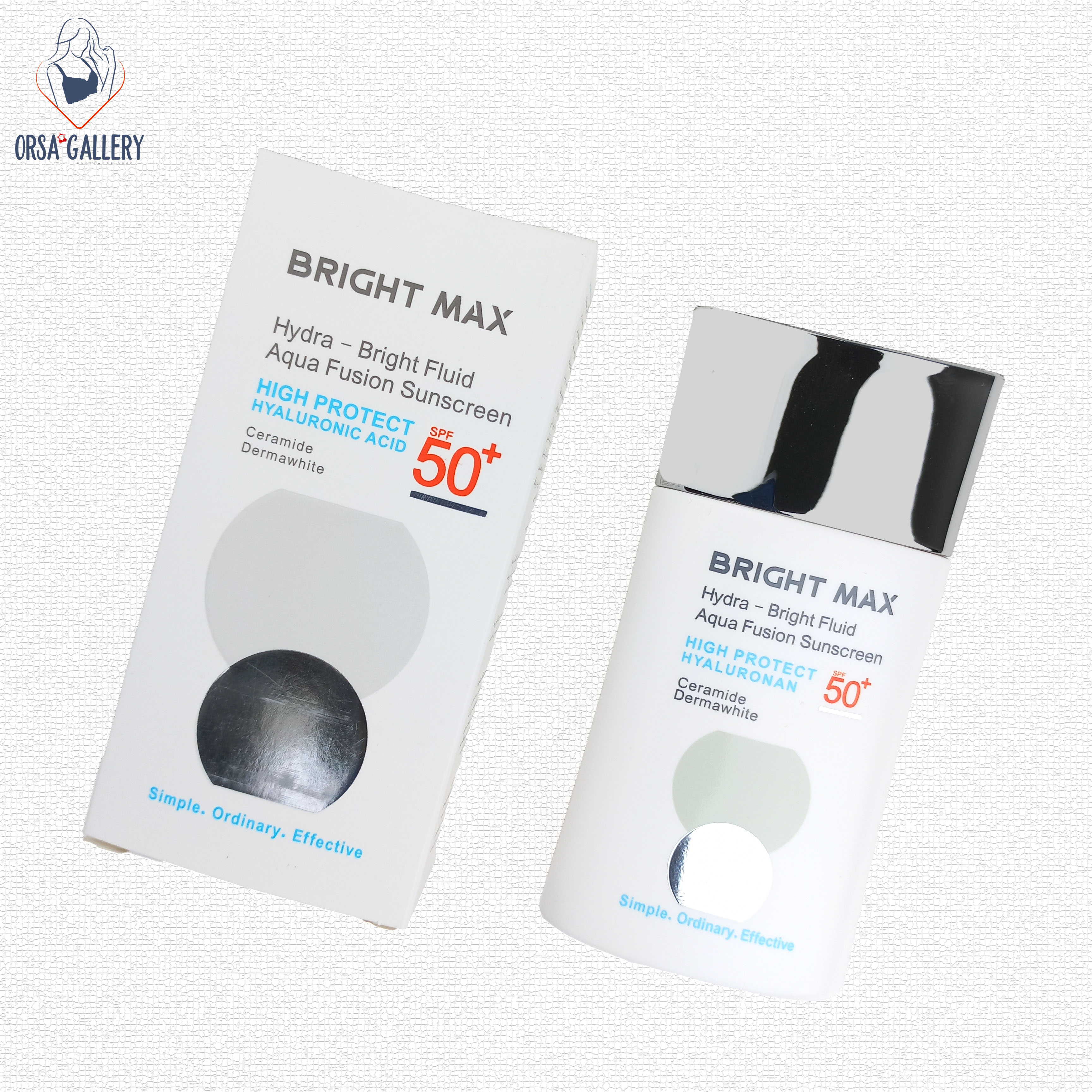 فلوئید ضد آفتاب آکوافیوژن هیدرا برایت +SPF50 برایت مکس / Bright Max