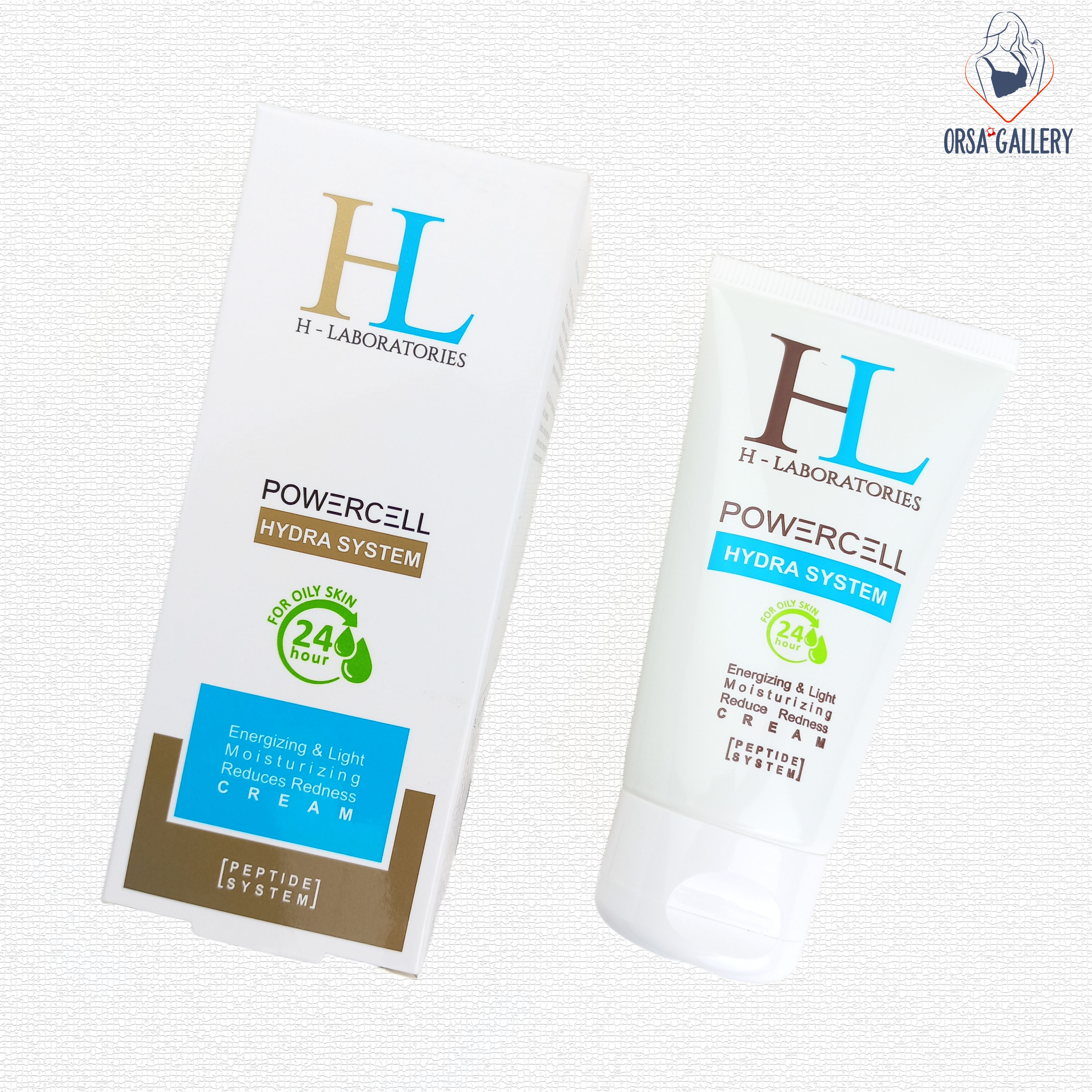 کرم مرطوب کننده و آبرسان 24 ساعته پوست چرب اچ ال / HL