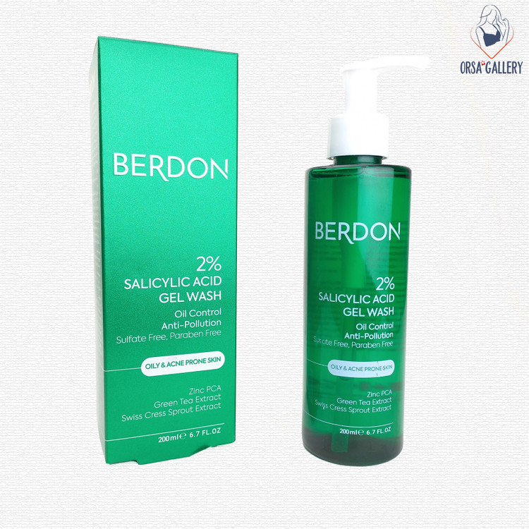 ژل شستشوی سالیسیلیک اسید 2% پوست چرب بردون / Berdon