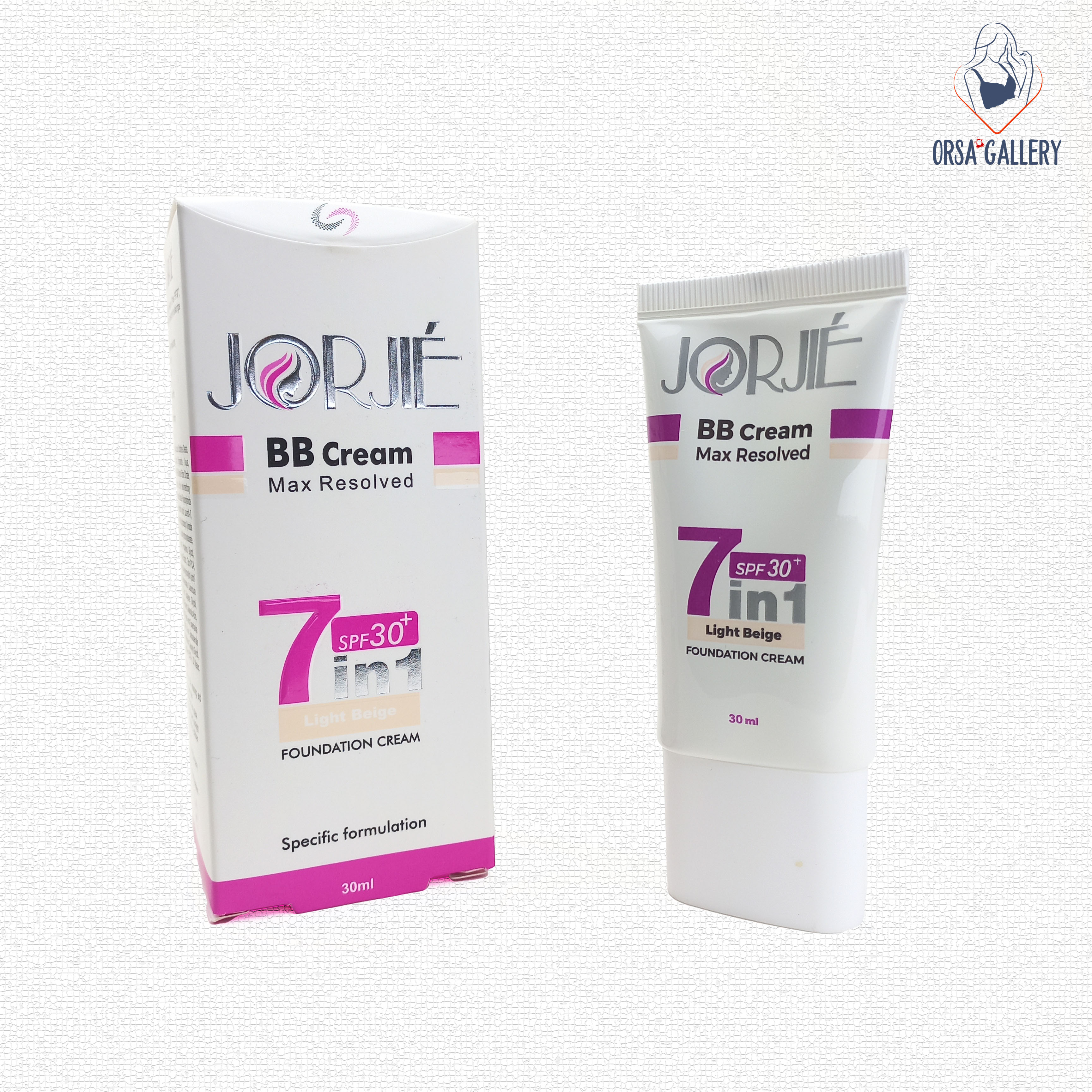 بی بی کرم 7 در 1 پوست چرب بژ روشن +SPF30 ژرژیه / Jorjie