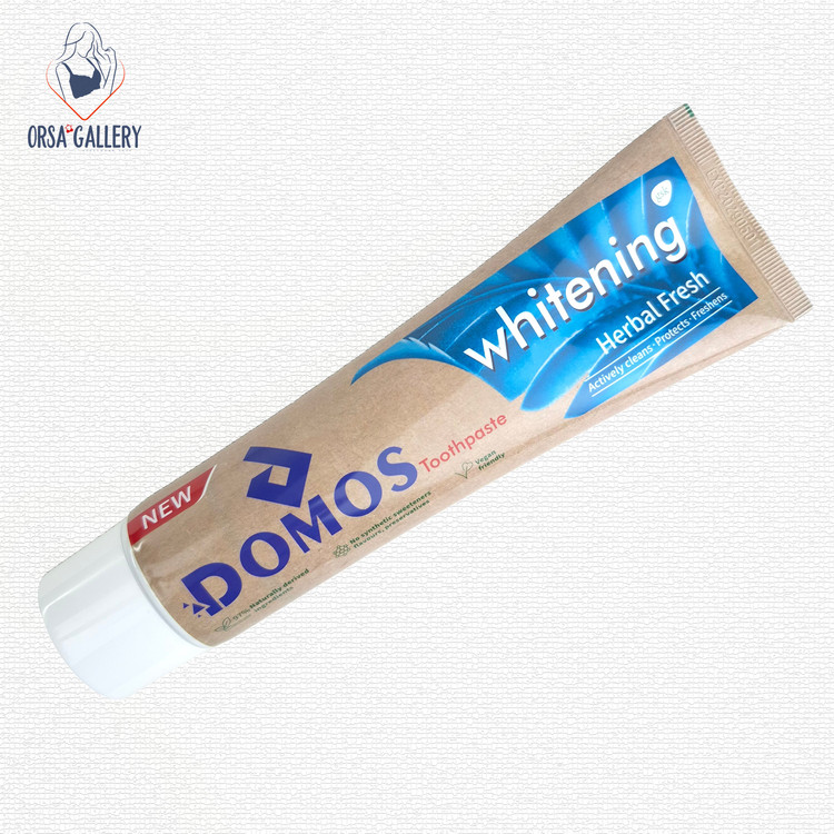 خمیر دندان گیاهی سفید کننده 180 گرمی دوموس / Domos