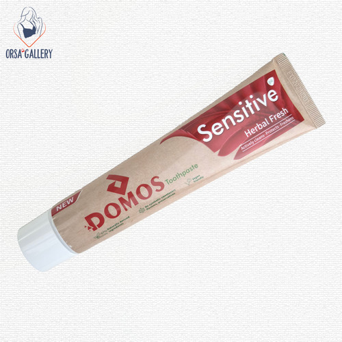 خمیر دندان گیاهی مدل Sensitive دوموس 180گرمی / Domos