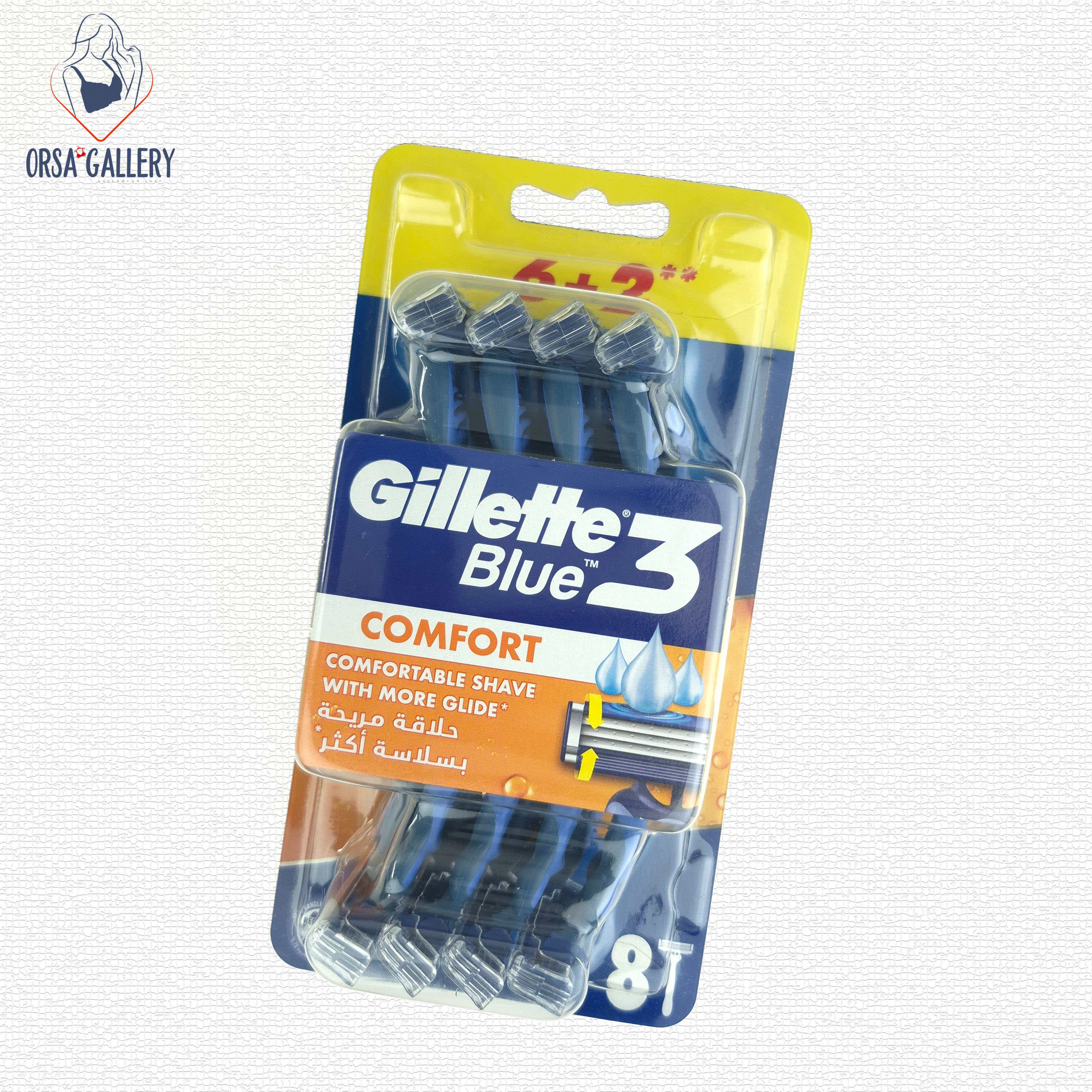 ژیلت بلوتری مدل کامفورت بسته 8 عددی / Gillette