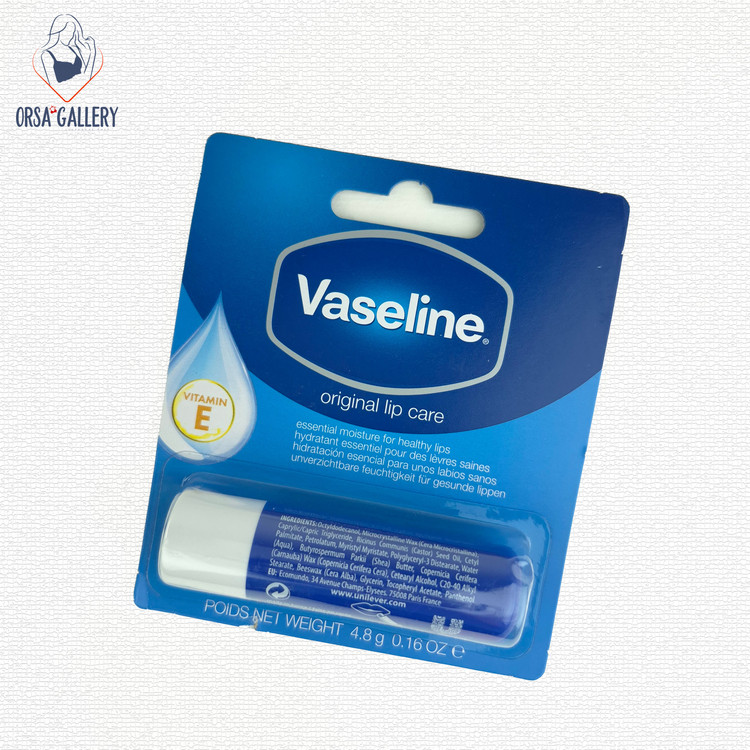 بالم لب ماتیکی آبی مدل Original وازلین / Vaseline