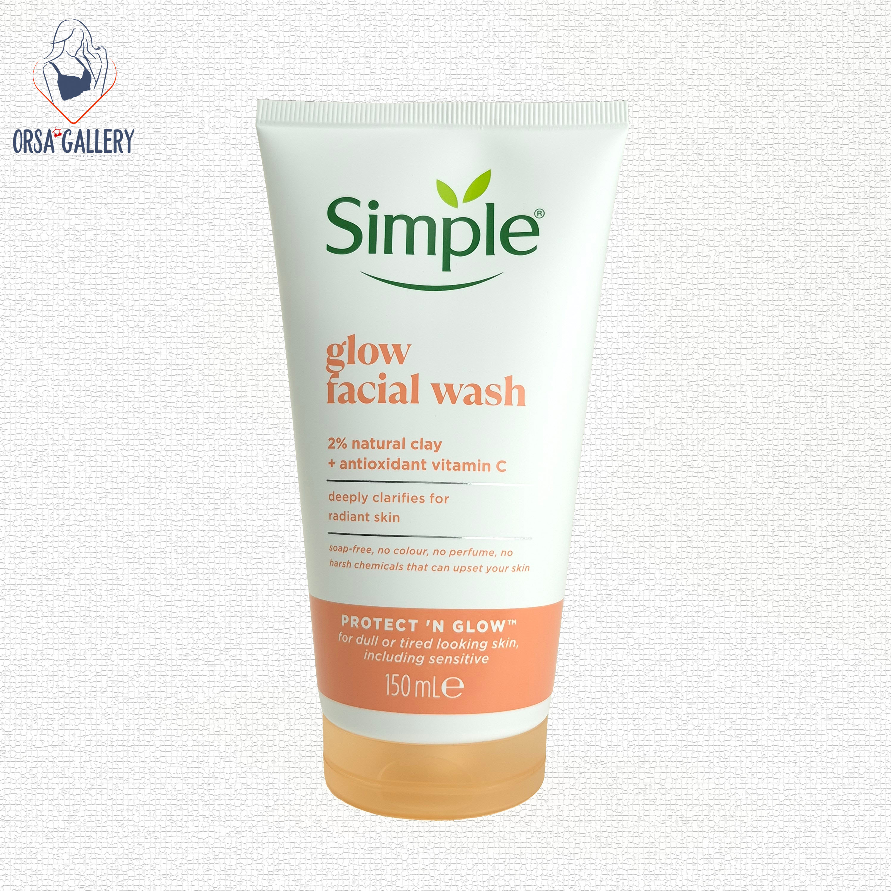ژل شستشوی ویتامین C روشن کننده سیمپل / Simple