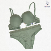 ست شورت و سوتین گیپور دار کد 4616 برند NBB