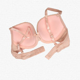 ست شورت و سوتین گیپور دار کد 4616 صورتی برند NBB