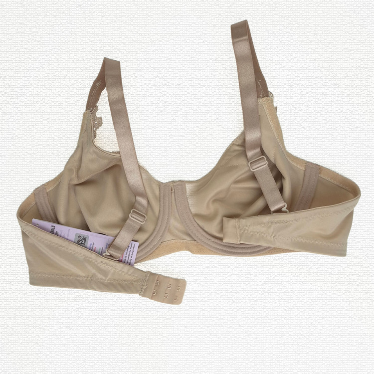 سوتین مینی مایزر فنردار رنگ کرم برند Yeniinci