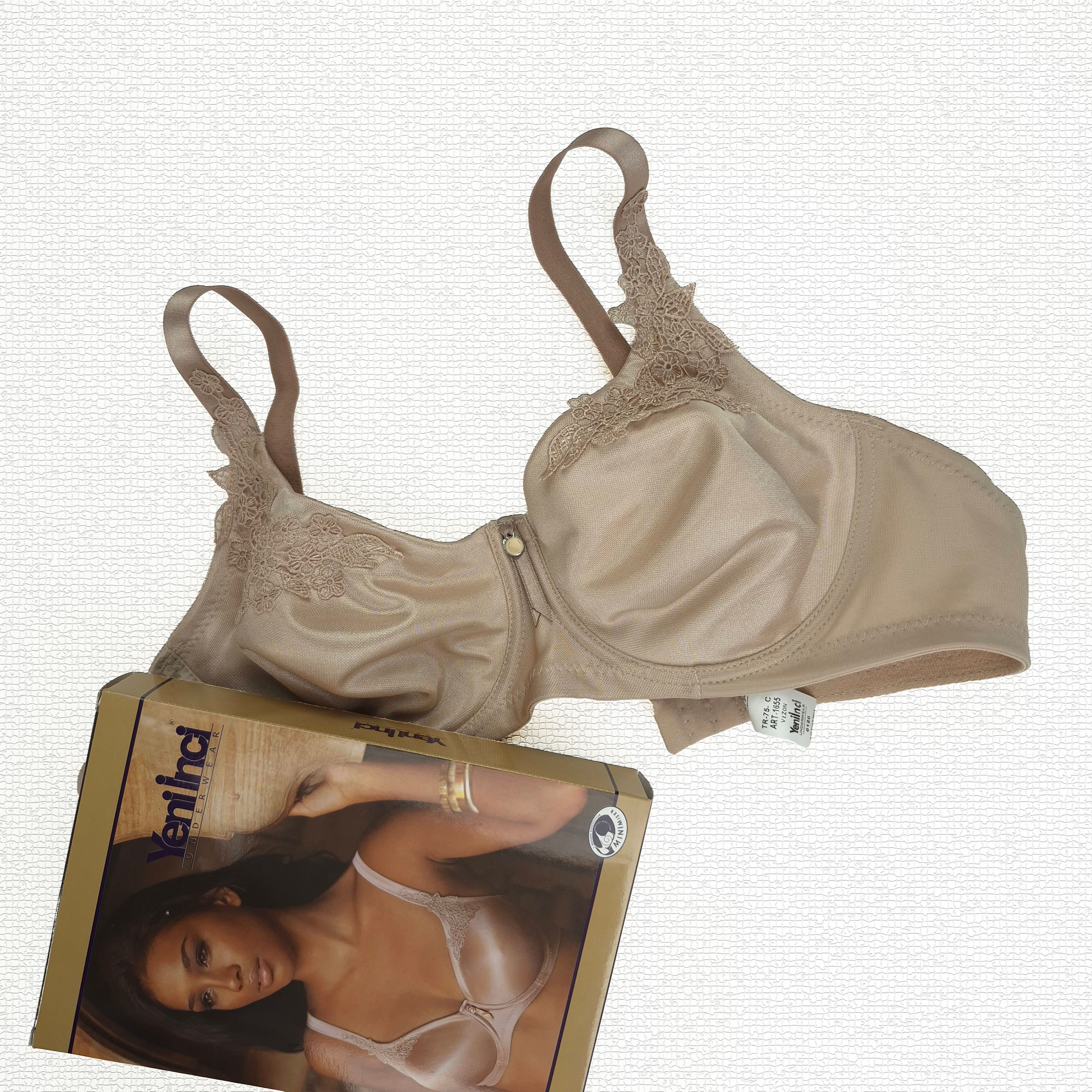 سوتین مینی مایزر فنردار رنگ کرم برند Yeniinci