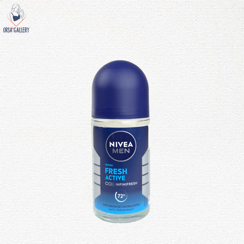 مام رول ضد تعریق مردانه مدل Fresh Active نیوآ / Nivea