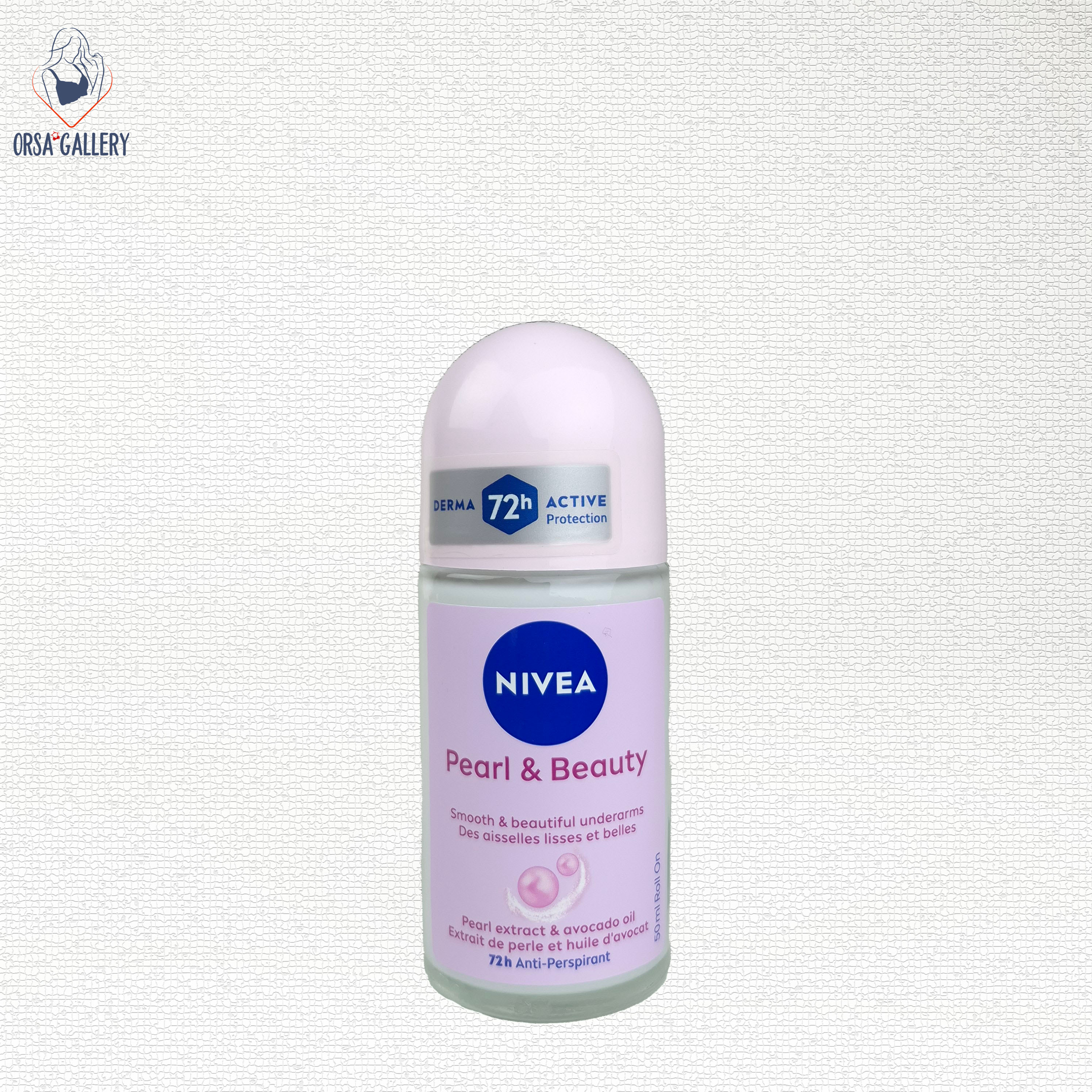 مام رول ضد تعریق زنانه مدل Pearl & Beauty نیوآ / Nivea