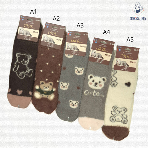 جوراب ساقدار موهر برند کوکوهانا کد 1100