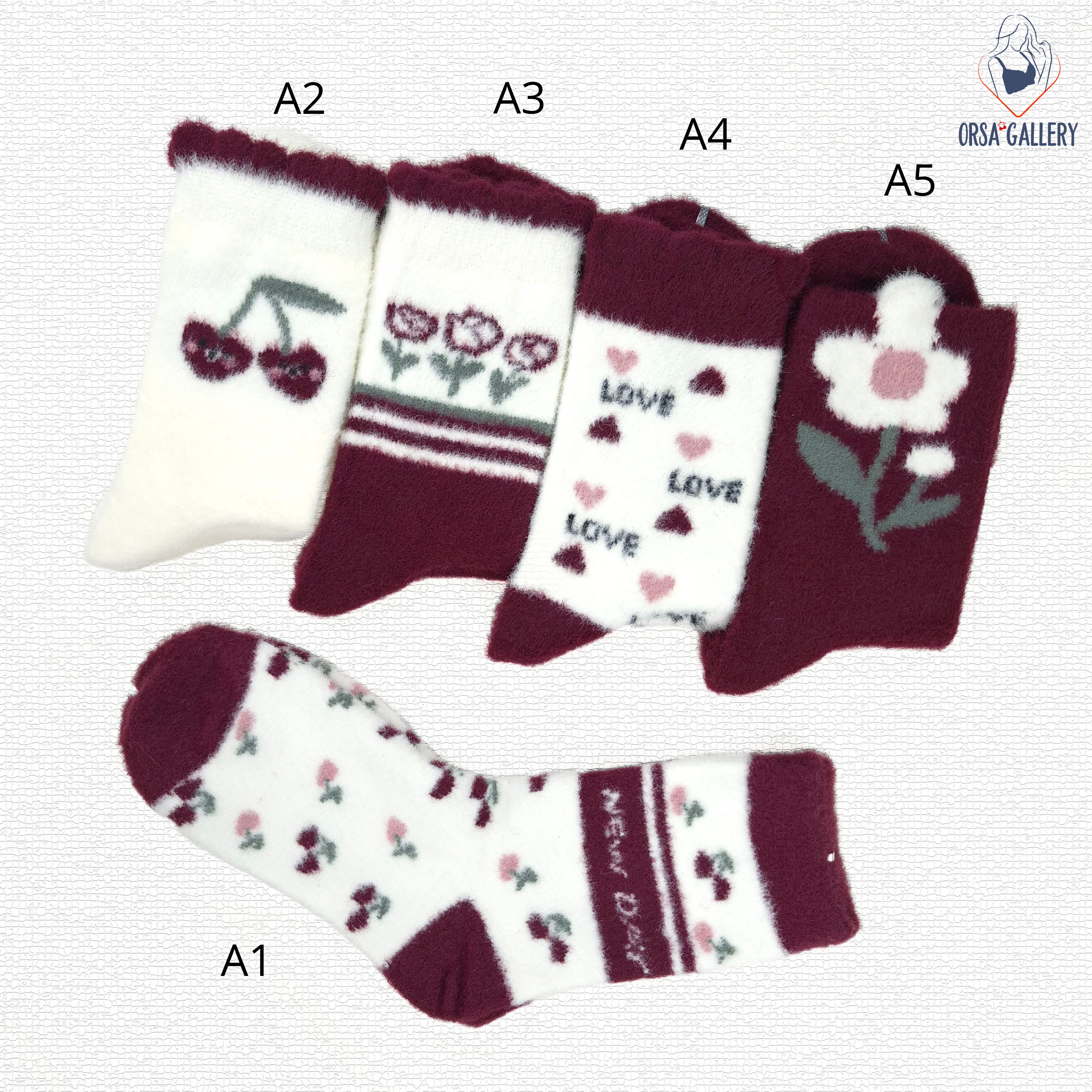 جوراب نیم ساق موهر برند کوکوهانا کد 1103