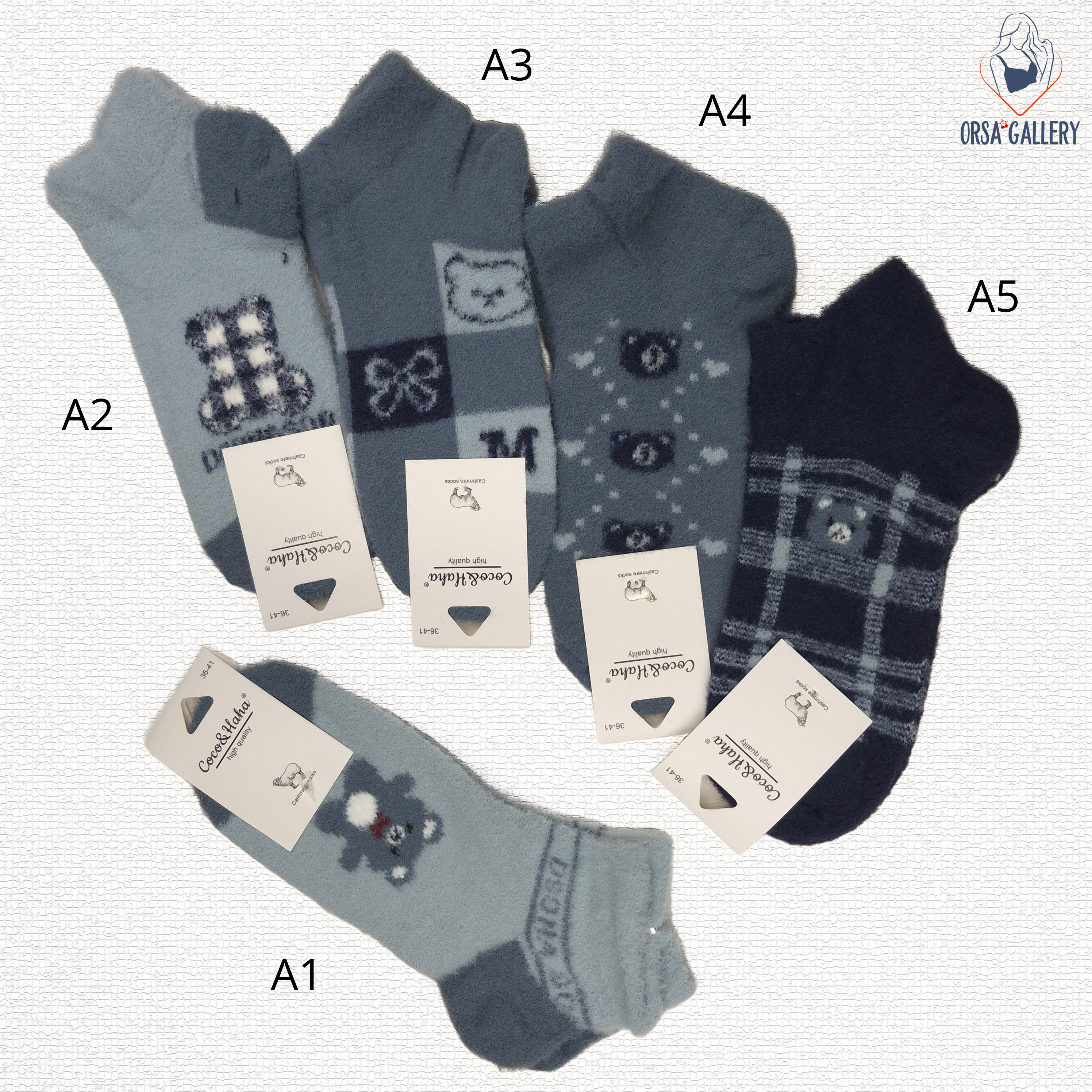 جوراب مچی موهر برند کوکوهانا کد 1104