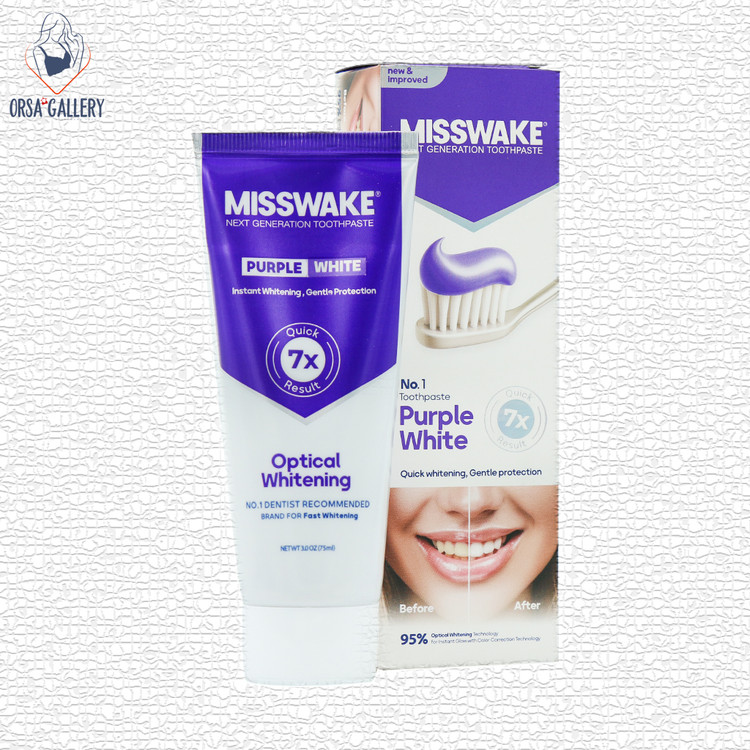 خمیر دندان ضد زردی Purple White میسویک / Misswake