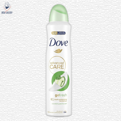 اسپری بدن داو با رایحه خیار و چای سبز (انگلیسی) 250ml