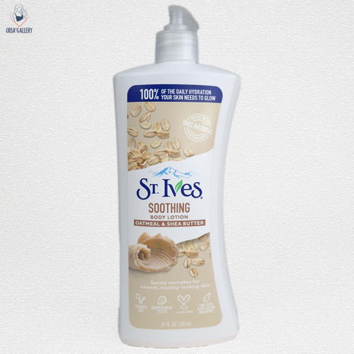 لوسیون بدن آبرسان و تسکین دهنده جوی دوسر و شی باتر سینت ایوز / ST. IVES
