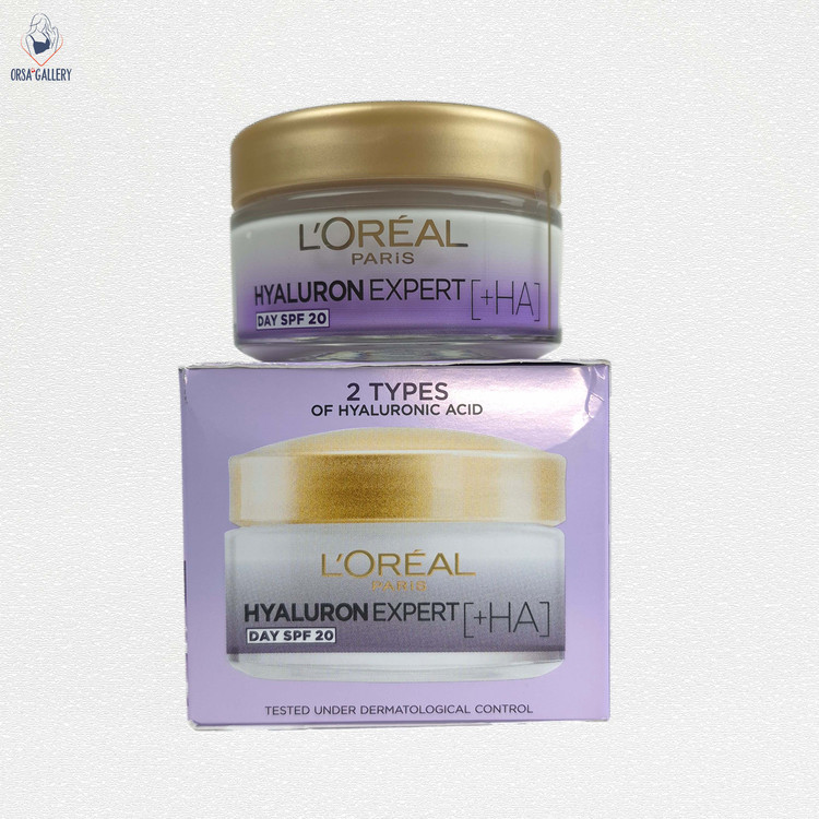 کرم روز آبرسان و ضد چروک هیالورونیک اسید لورآل / L'Oréal