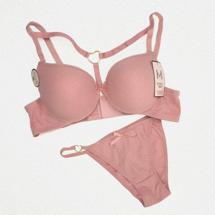 ست شورت و سوتین کبریتی هارنس دار قلبی