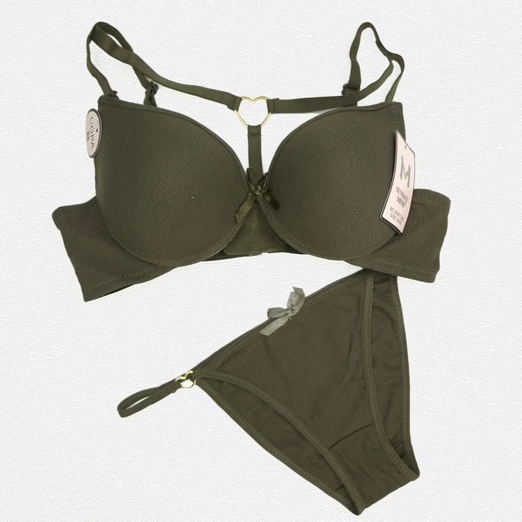 ست شورت و سوتین کبریتی هارنس دار قلبی