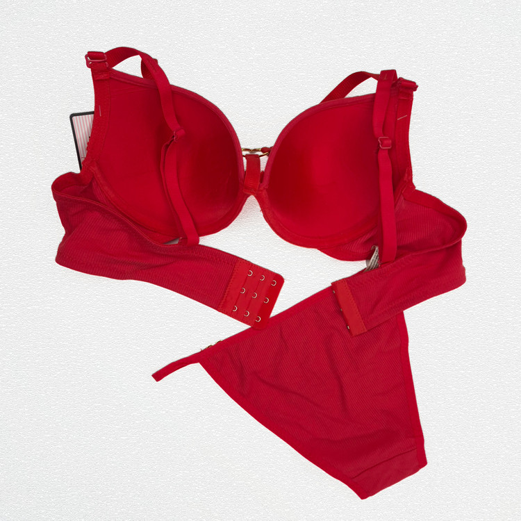 ست شورت و سوتین کبریتی هارنس دار قلبی