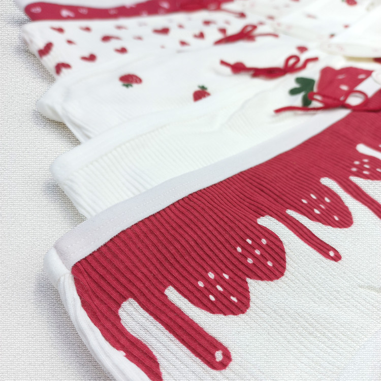 شورت نخی زنانه فانتزی عروسکی طرح توت فرنگی کد 1240